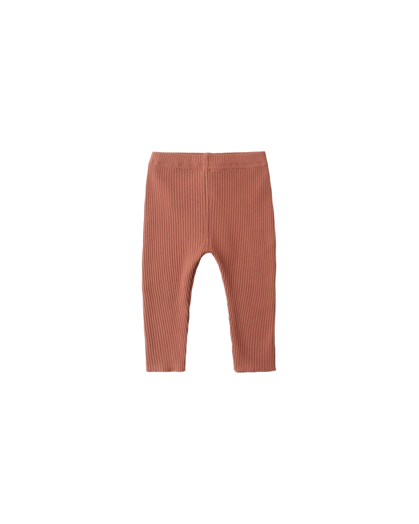 Quincy Mae Baby Ribbed Leggings | Red