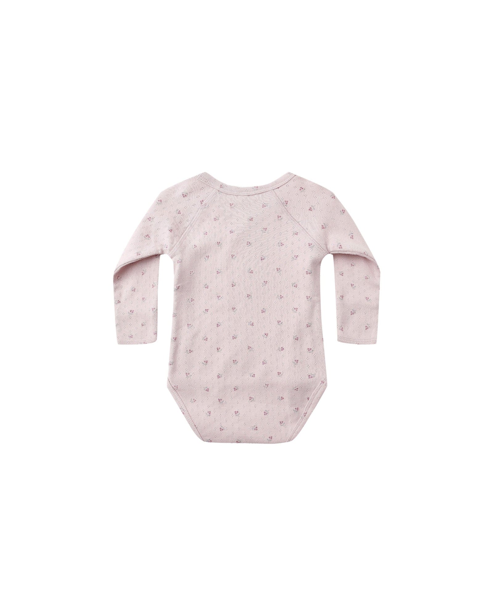 Quincy Mae Baby Side Snap Bodysuit - Lilac Ditsy