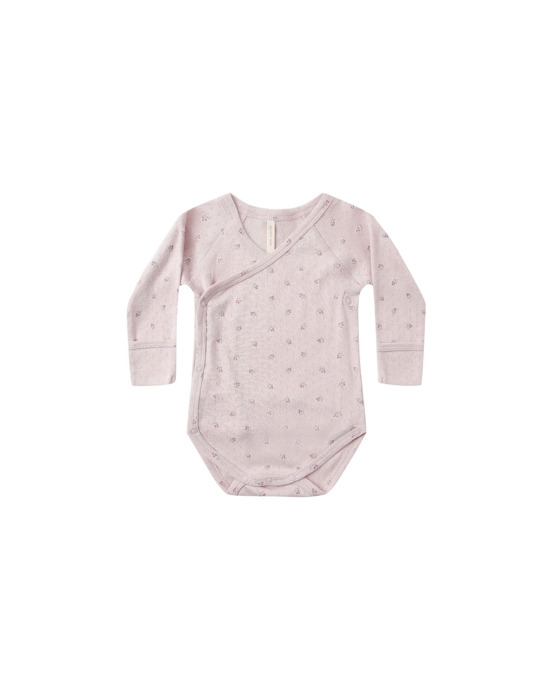 Quincy Mae Baby Side Snap Bodysuit - Lilac Ditsy