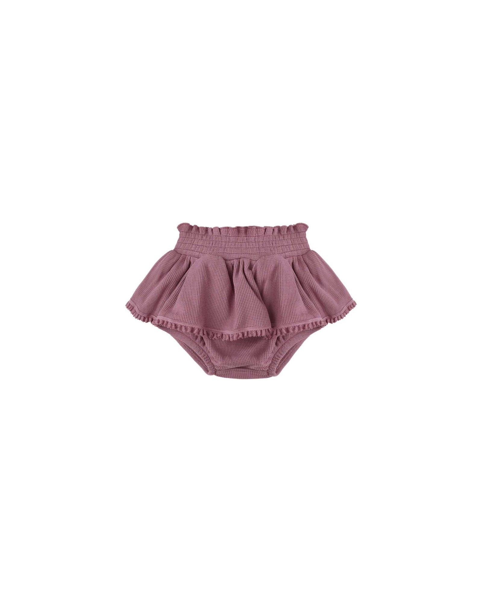 Quincy Mae Baby Skirted Bloomer - Mulberry