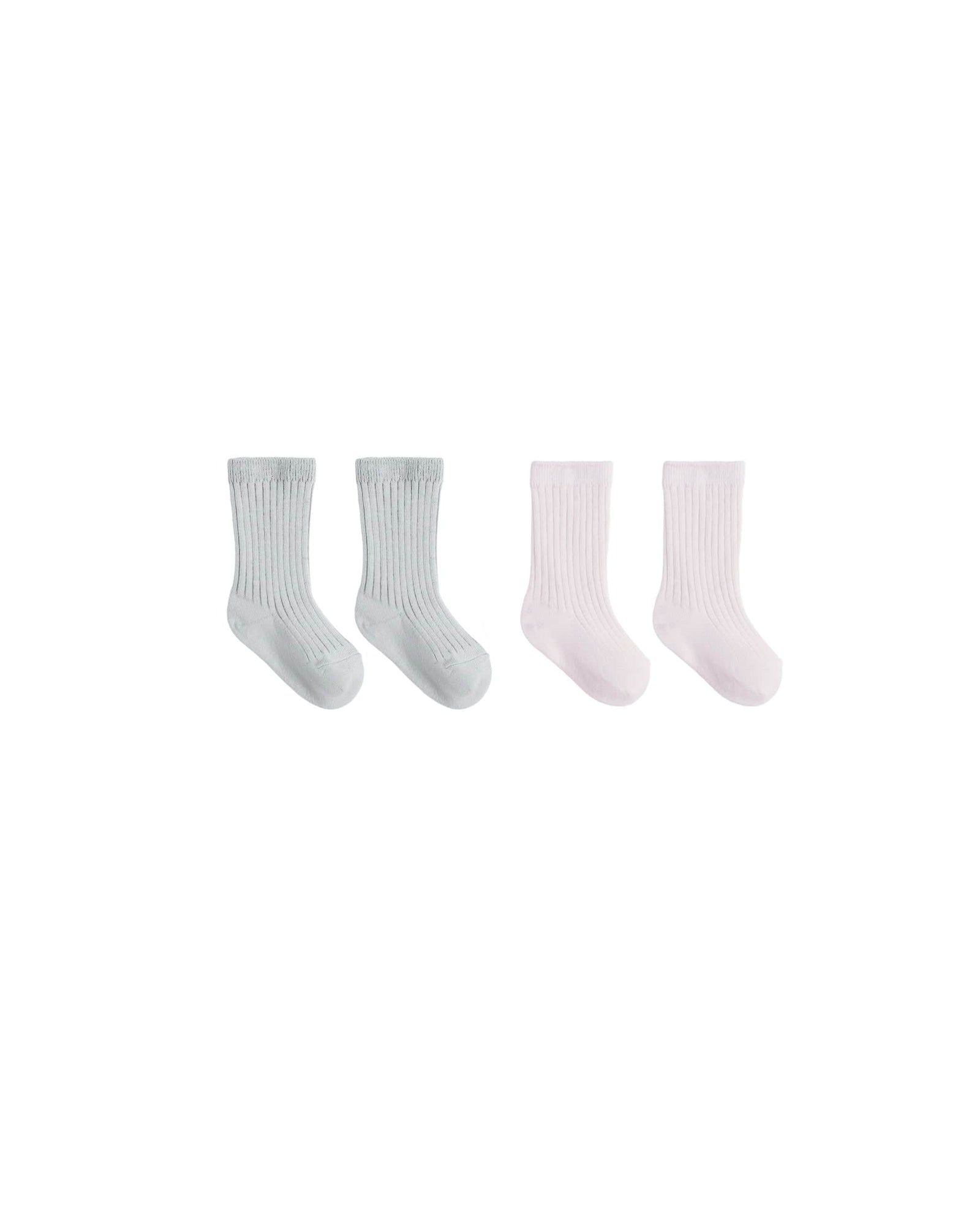 Quincy Mae Baby Socks Set - Ice Blue, Lilac
