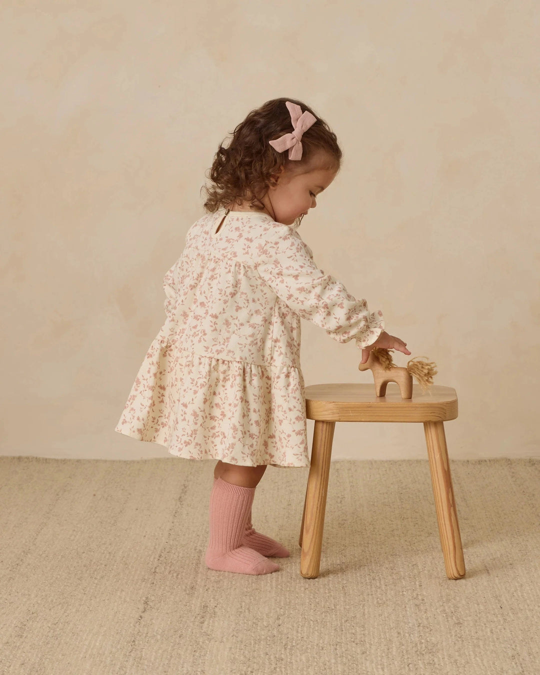 Quincy Mae Baby Socks Set - Natural, Rose
