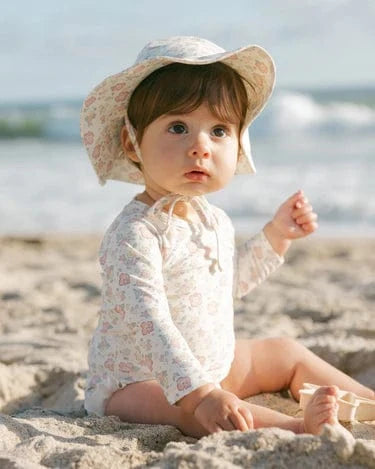 Quincy Mae Baby Sun Hat - Bloom