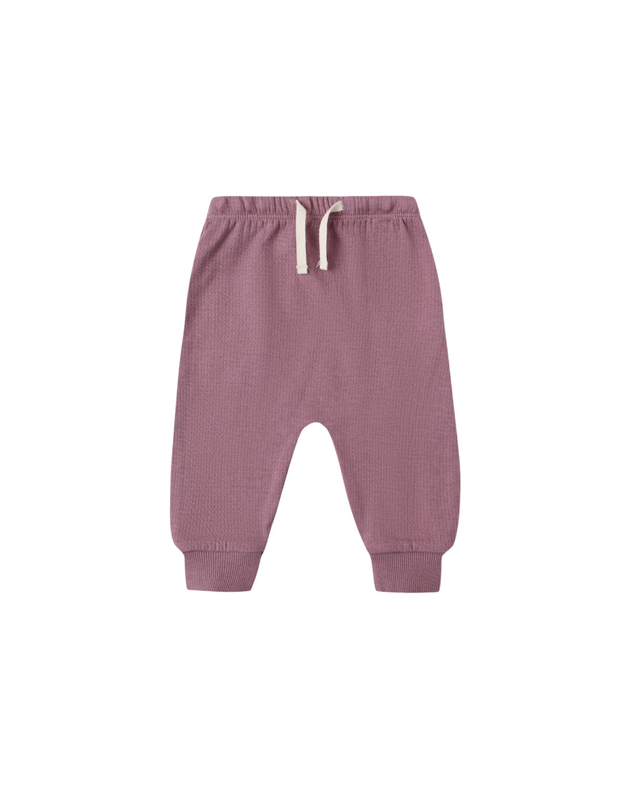 Quincy Mae Baby Sweatpant - Mulberry