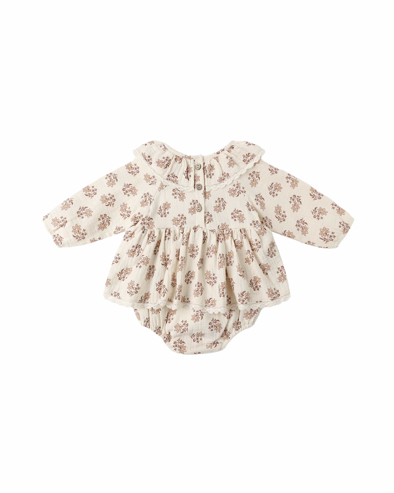 Quincy Mae Baby Thalia Romper - Daylily