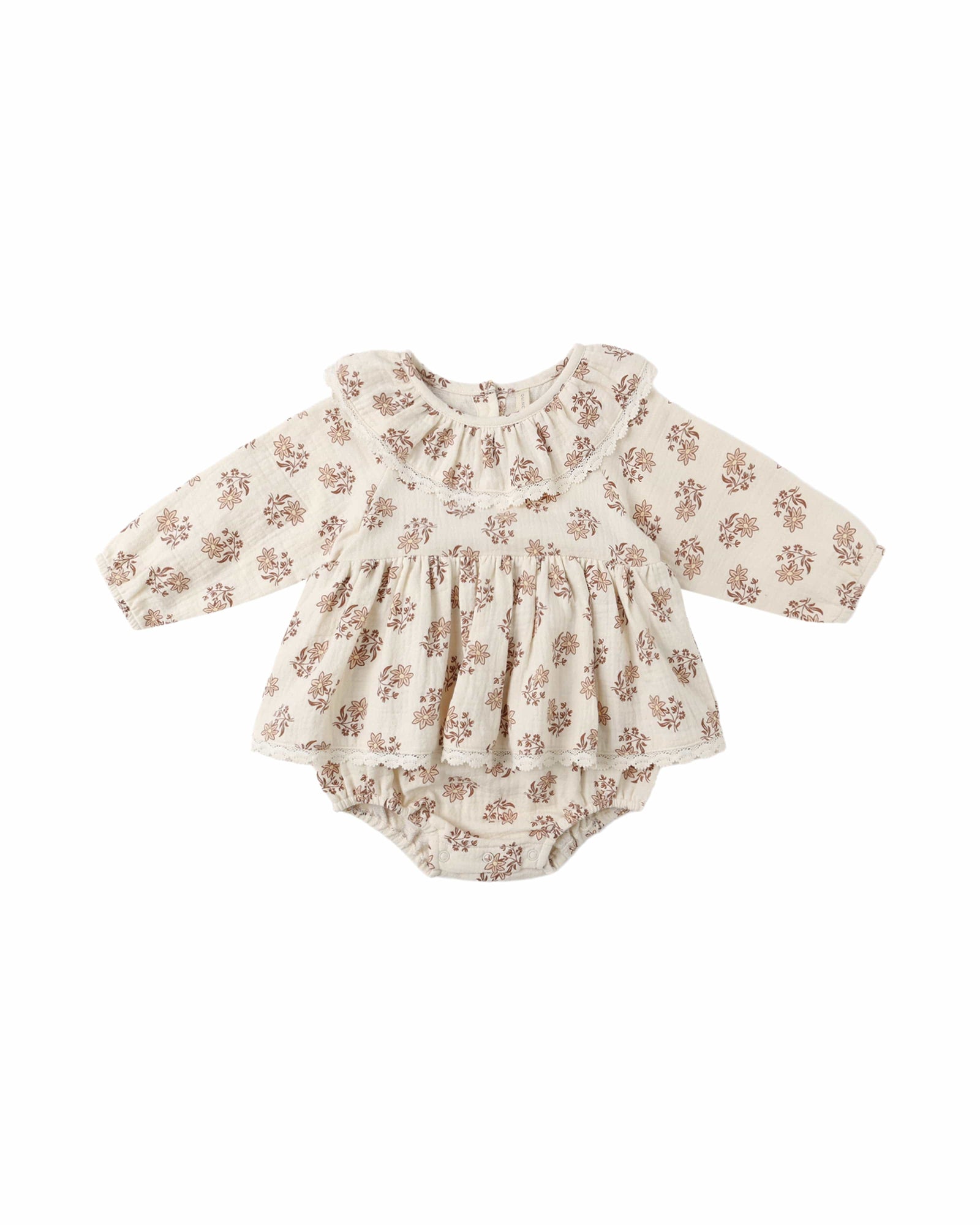 Quincy Mae Baby Thalia Romper - Daylily