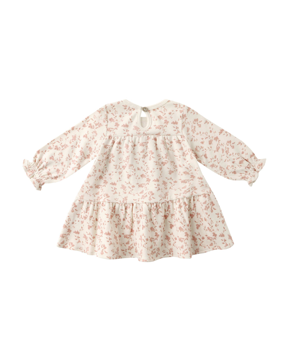 Quincy Mae Baby Tiered Jersey Dress - French Garden