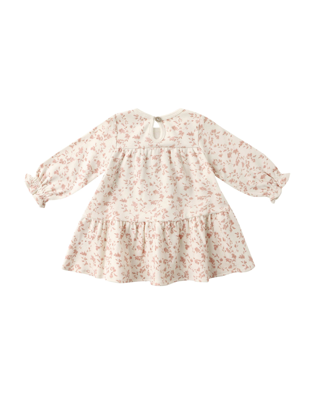 Quincy Mae Baby Tiered Jersey Dress - French Garden