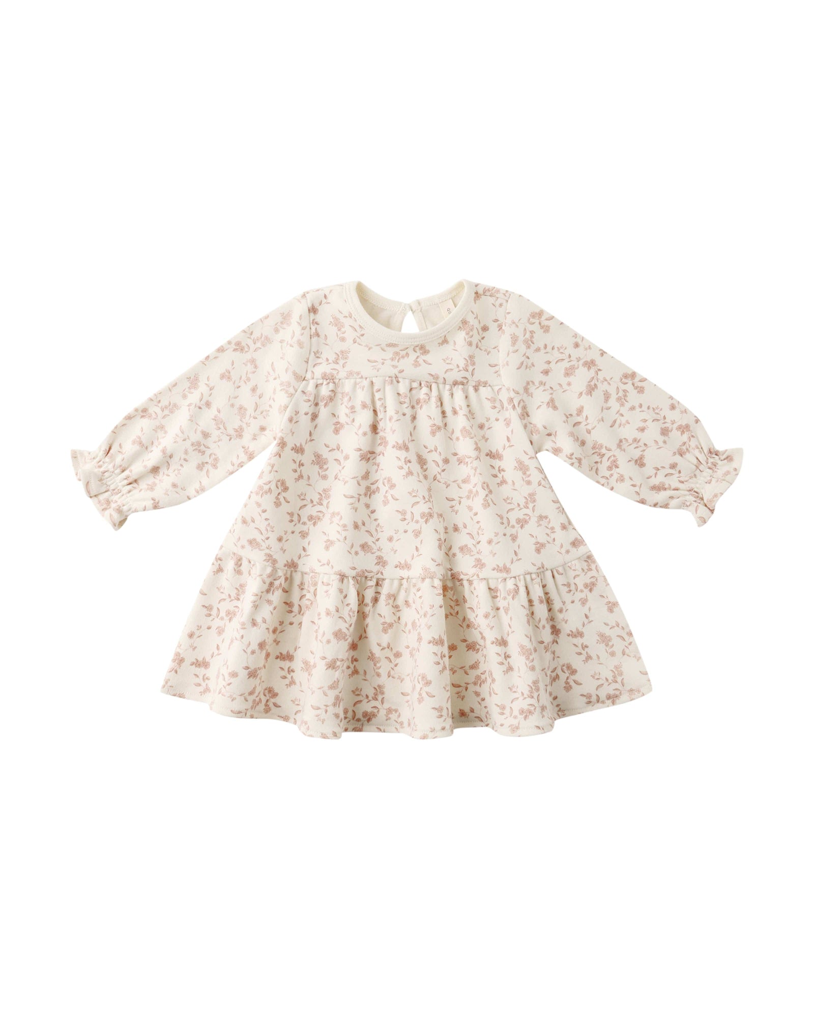 Quincy Mae Baby Tiered Jersey Dress - French Garden
