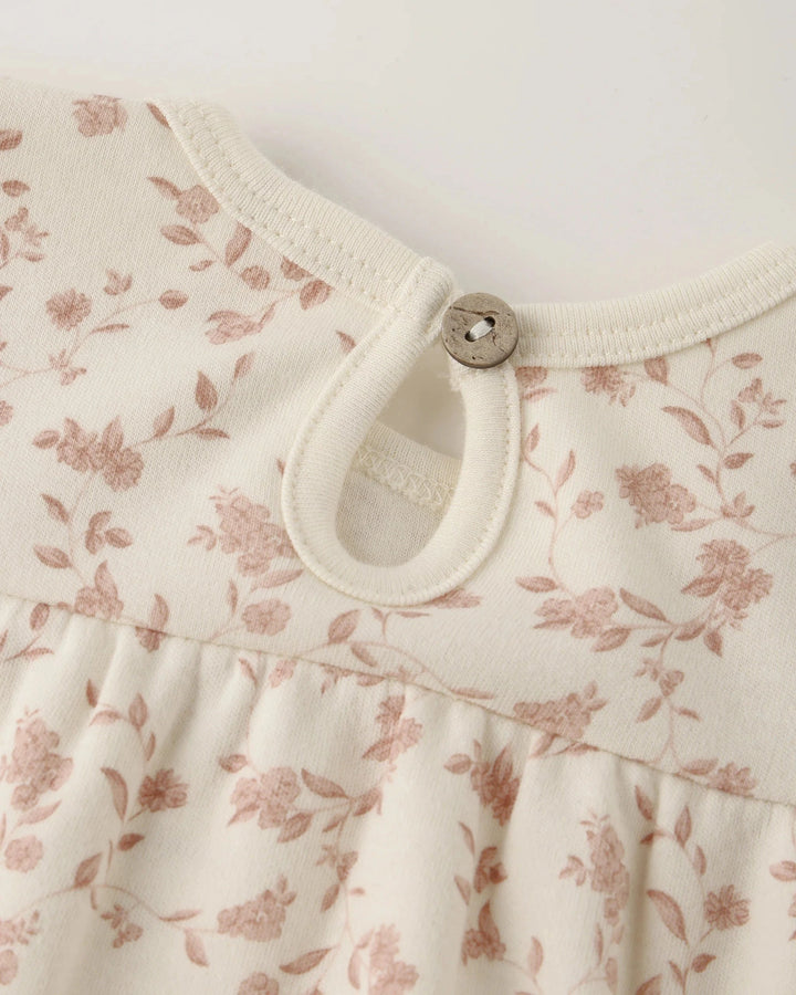 Quincy Mae Baby Tiered Jersey Dress - French Garden