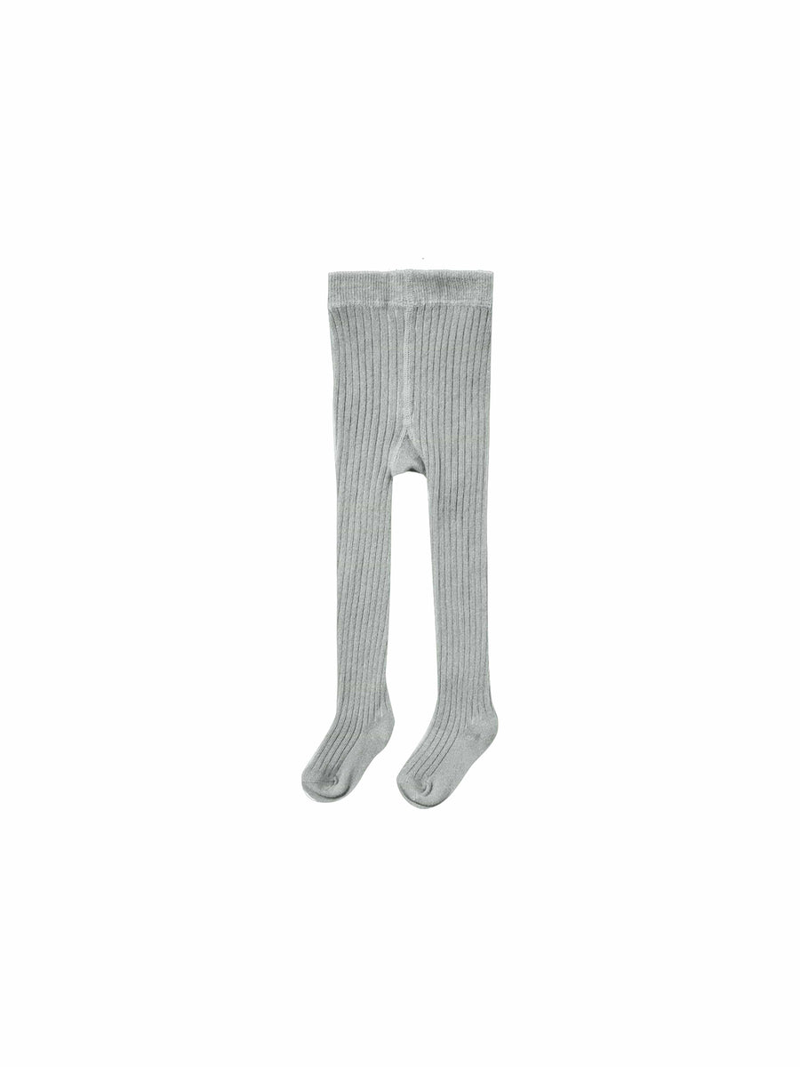 Quincy Mae Baby Tights - Steel Blue