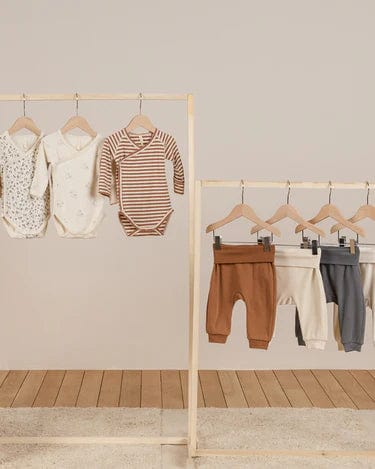 Quincy Mae Baby & Toddler Bottoms Baby Pant Set - Cinnamon, Natural