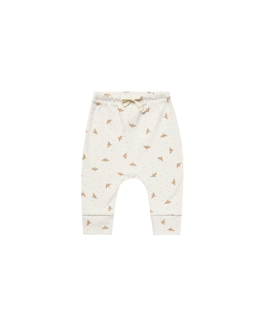 Quincy Mae Baby & Toddler Bottoms Drawstring Pant - Doves