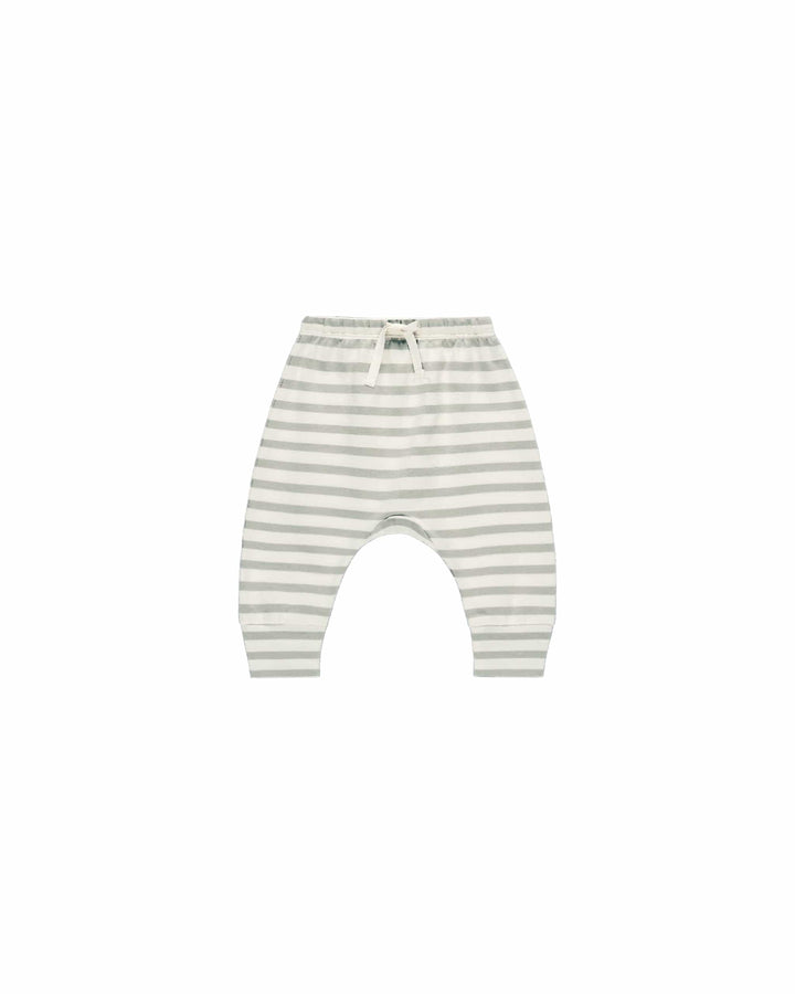 Quincy Mae Baby & Toddler Bottoms Drawstring Pant - Sage Stripe