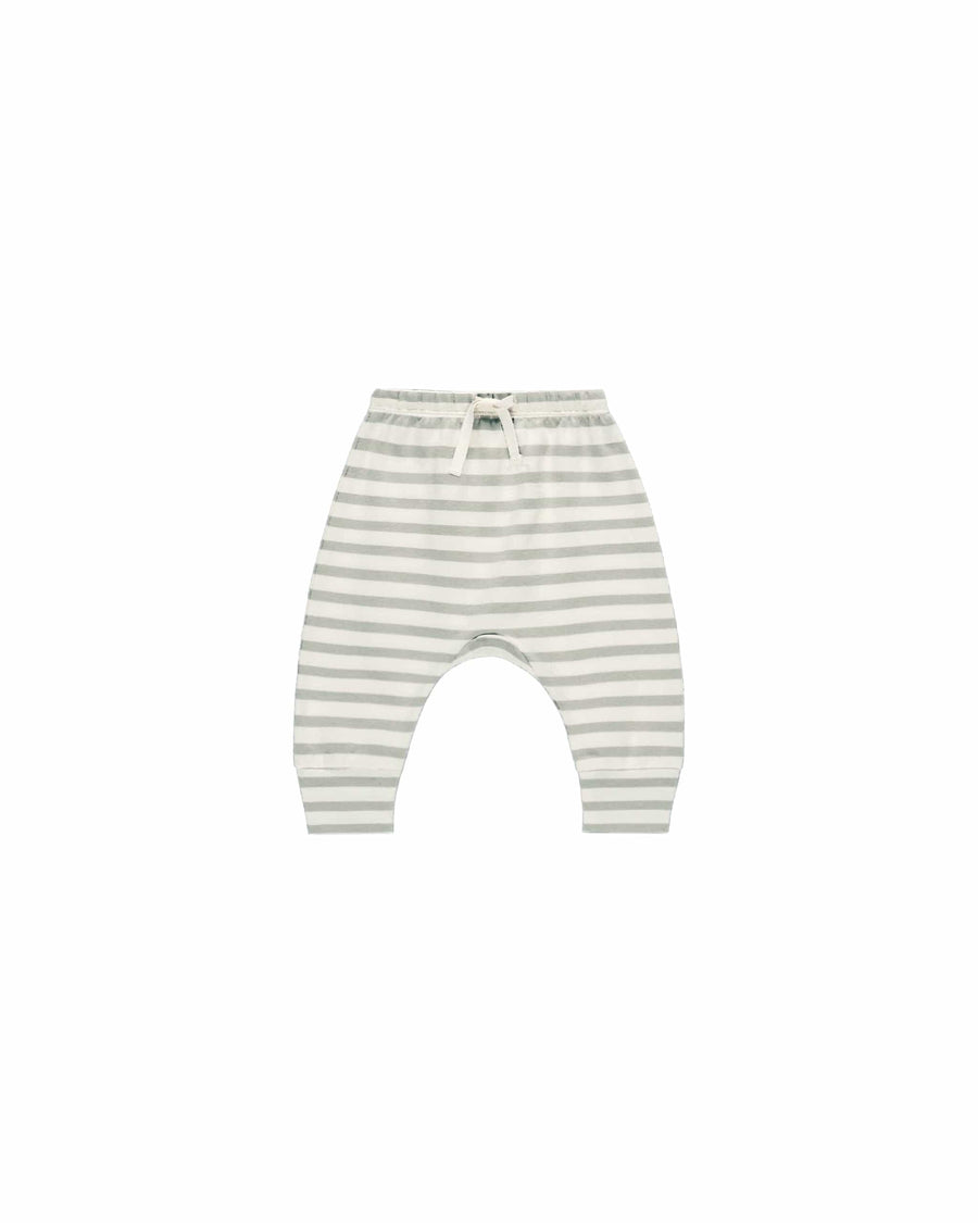 Quincy Mae Baby & Toddler Bottoms Drawstring Pant - Sage Stripe