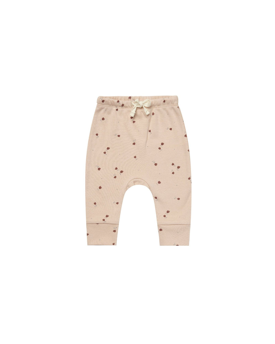 Quincy Mae Baby & Toddler Bottoms Drawstring Pant - Tulips