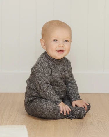 Quincy Mae Baby & Toddler Bottoms Knit Pant - Heathered Indigo