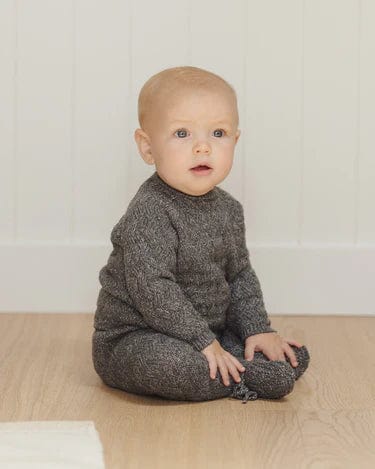 Quincy Mae Baby & Toddler Bottoms Knit Pant - Heathered Indigo