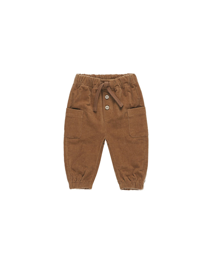 Quincy Mae Baby & Toddler Bottoms Luca Pant - Cinnamon