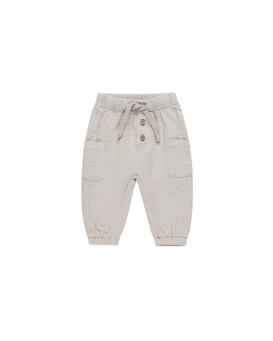 Quincy Mae Baby & Toddler Bottoms Luca Pant - Fog