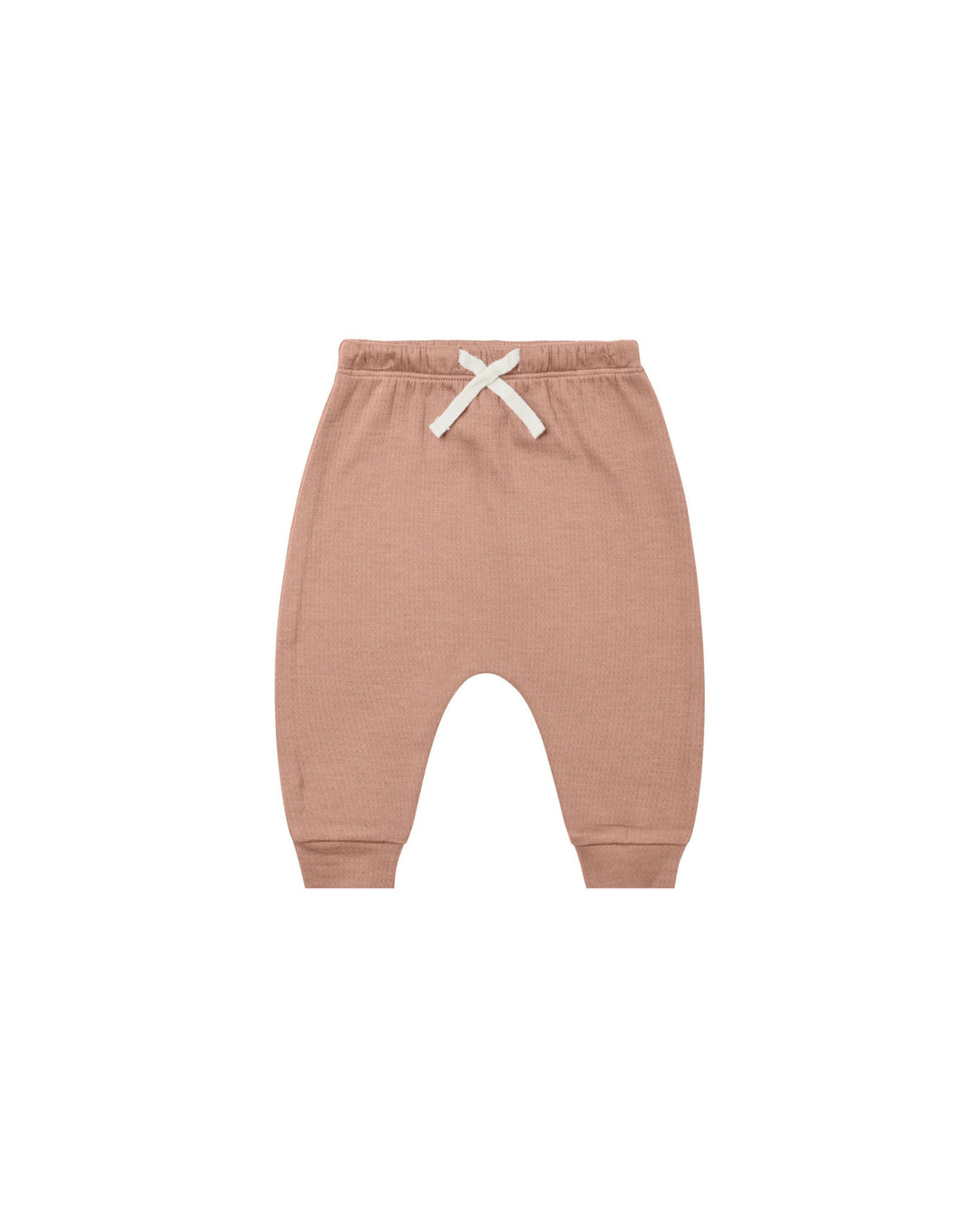 Quincy Mae Baby & Toddler Bottoms Pointelle Sweatpant - Rose