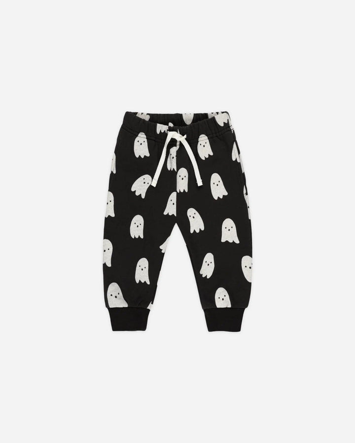 Quincy Mae Baby & Toddler Bottoms Relaxed Fleece Sweatpant - Ghosts