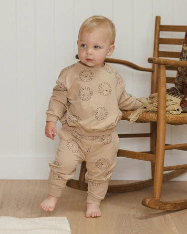 Quincy Mae Baby & Toddler Bottoms Relaxed Fleece Sweatpant - Lions