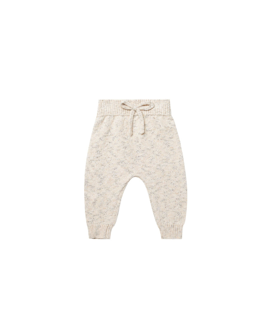 Quincy Mae Baby & Toddler Bottoms Speckled Knit Pant - Natural
