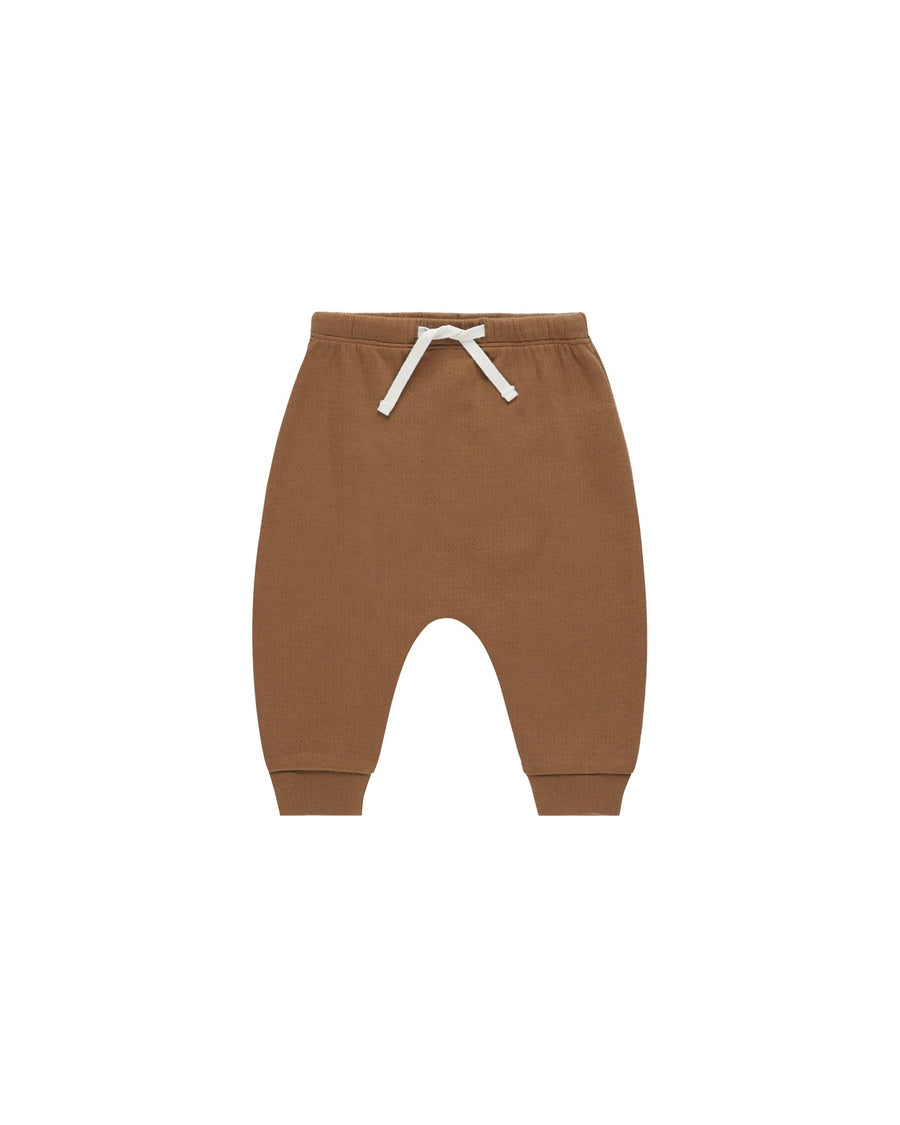 Quincy Mae Baby & Toddler Bottoms Sweatpant - Cinnamon