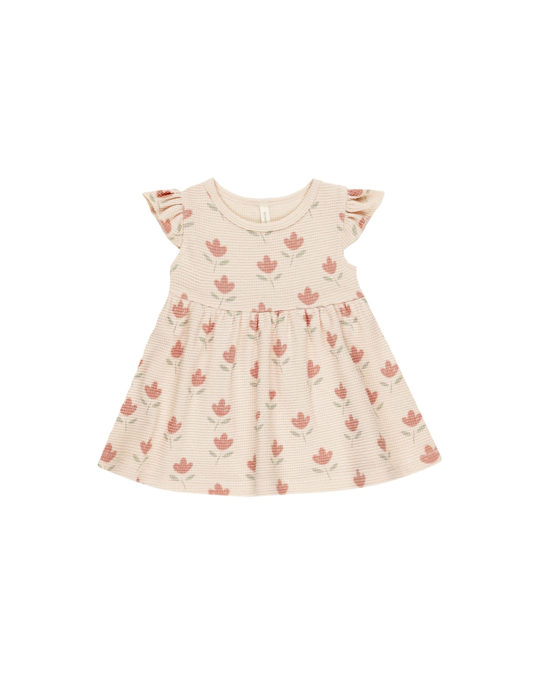 Quincy Mae Baby & Toddler Dresses Flutter Sleeve Dress - Tulips