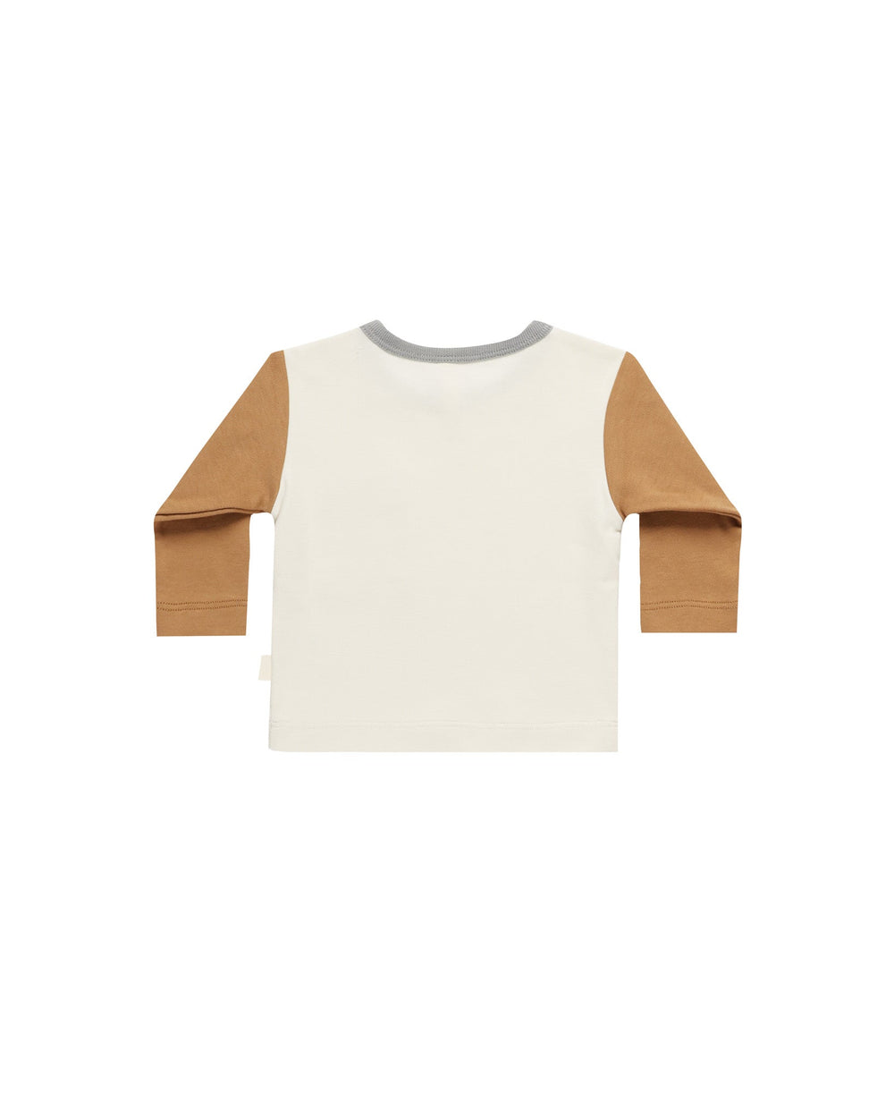 Quincy Mae Baby & Toddler Tops Long Sleeve Pocket Tee - Color Block