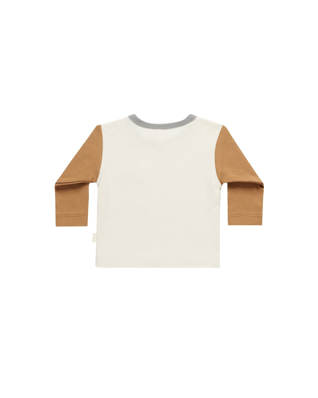 Quincy Mae Baby & Toddler Tops Long Sleeve Pocket Tee - Color Block