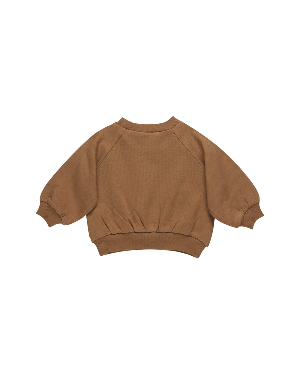 Quincy Mae Baby & Toddler Tops Pocket Sweatshirt - Cinnamon