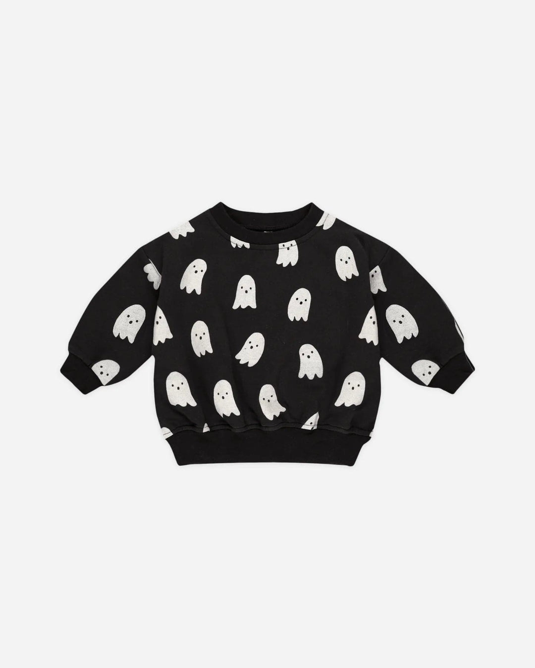 Quincy Mae Baby & Toddler Tops Relaxed Fleece Sweatshirt - Ghosts