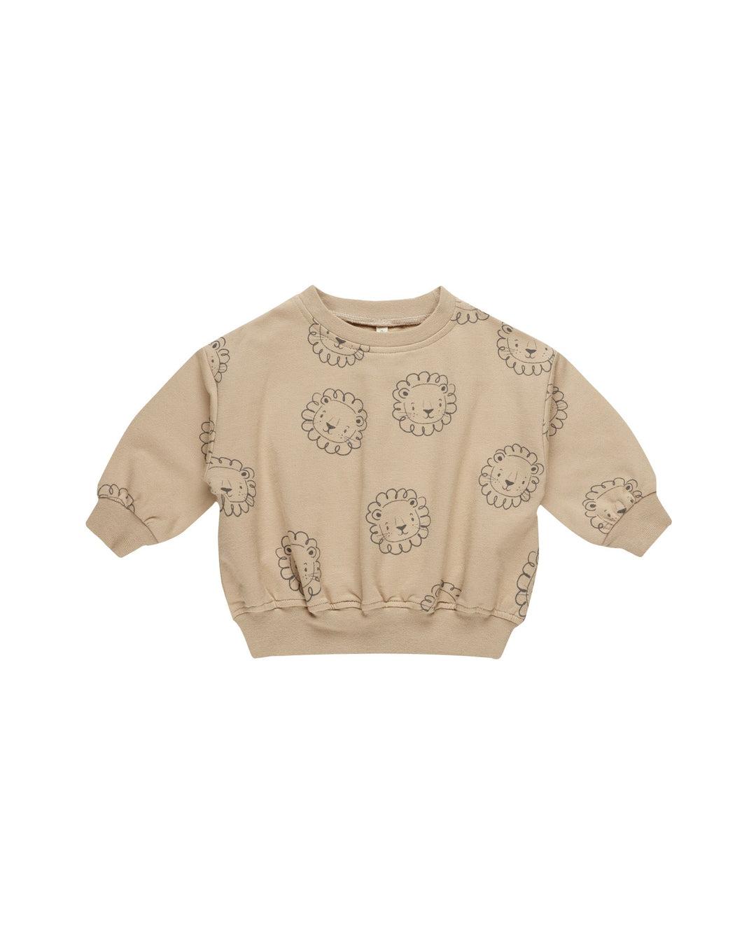 Quincy Mae Baby & Toddler Tops Relaxed Fleece Sweatshirt - Lions