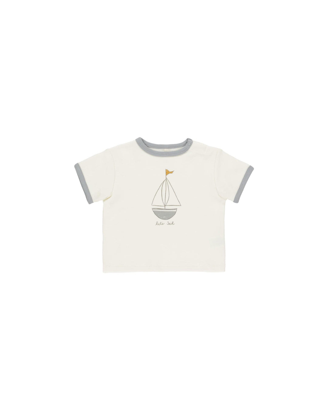 Quincy Mae Baby & Toddler Tops Ringer Tee - Boat