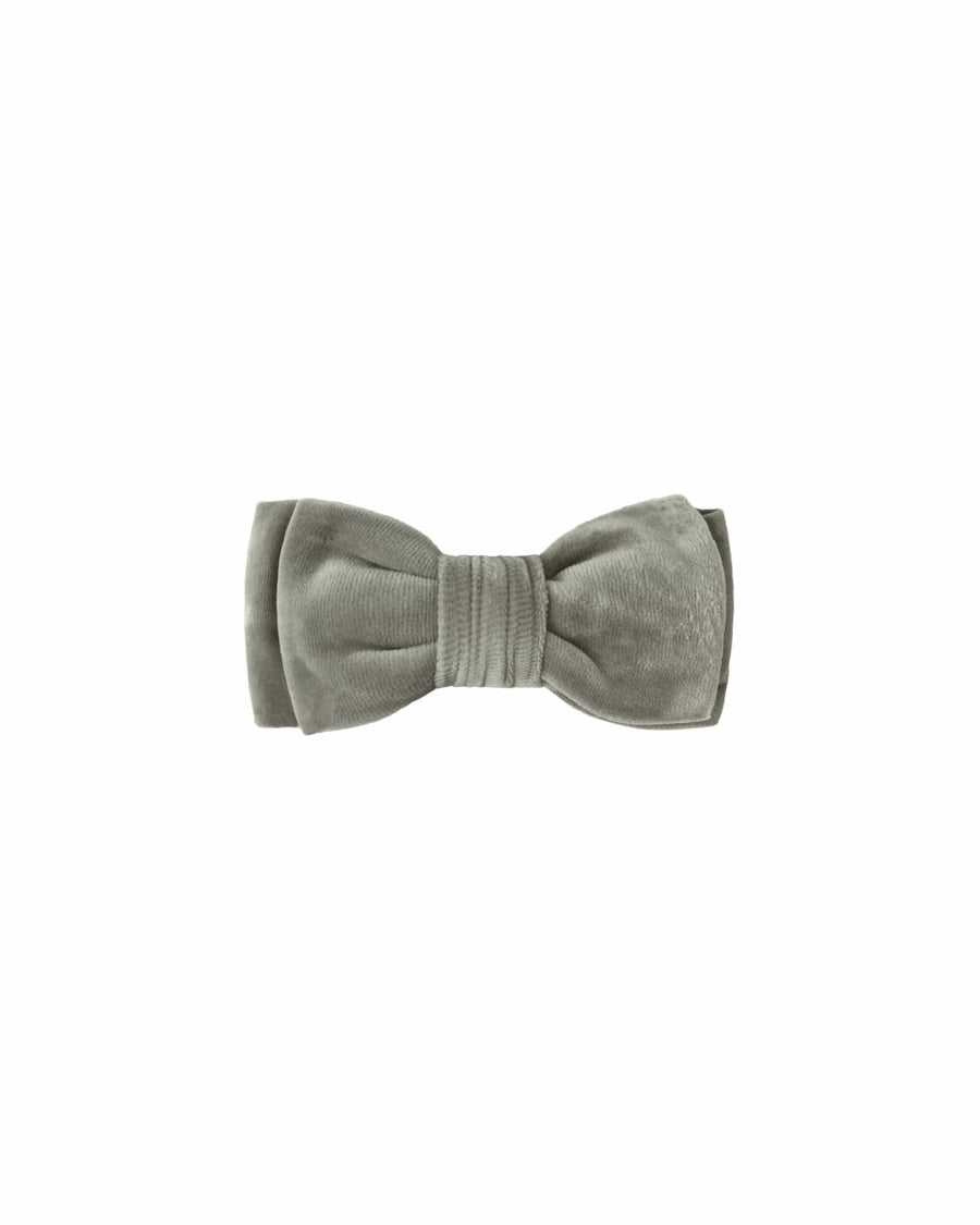 Quincy Mae Baby Velour Bow Headband - Forest