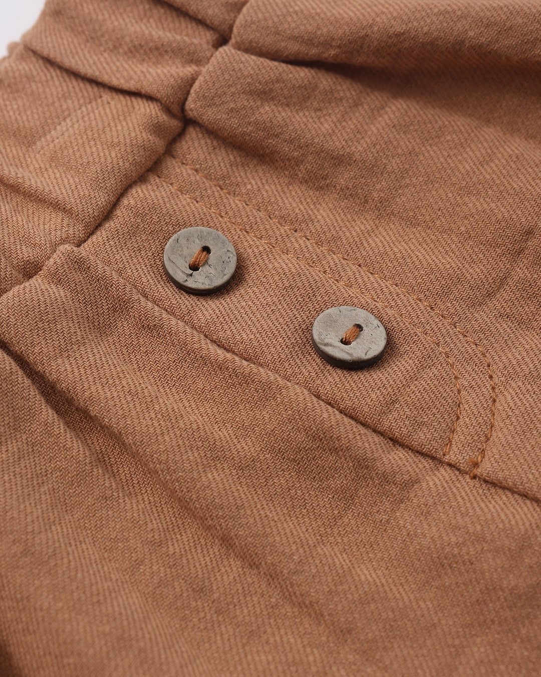 Quincy Mae Baby Woven Short || Poppy