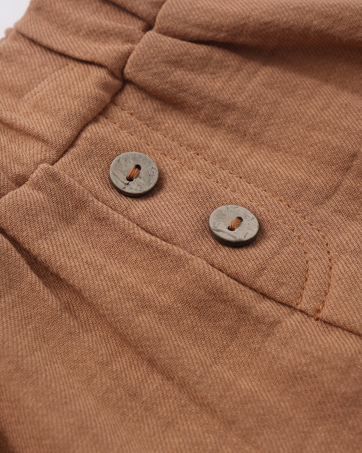 Quincy Mae Baby Woven Short || Poppy