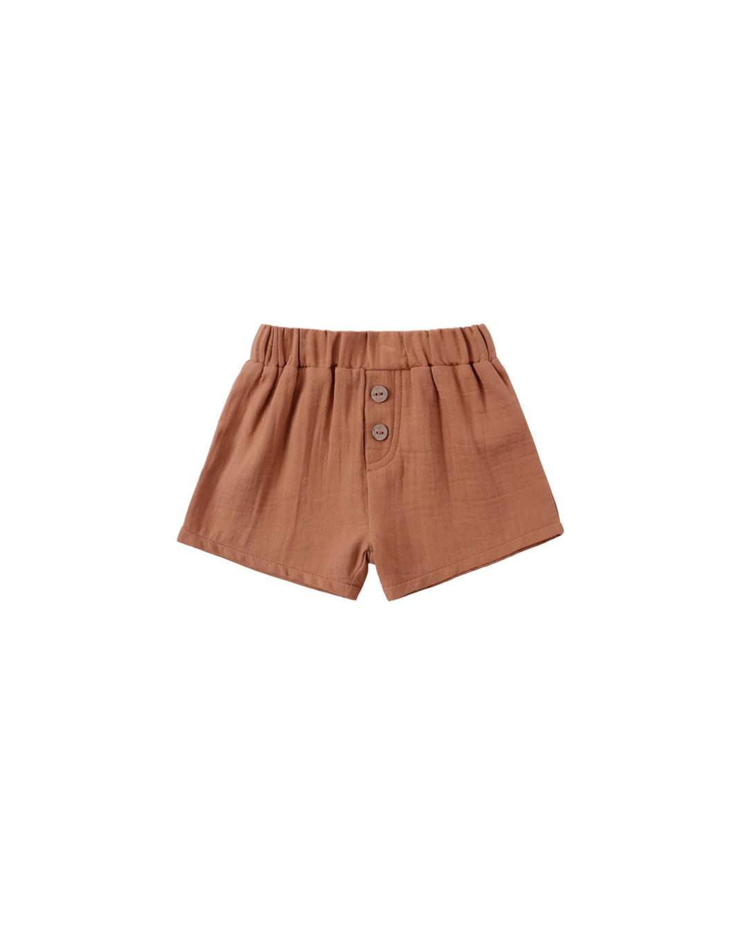Quincy Mae Baby Woven Short || Poppy