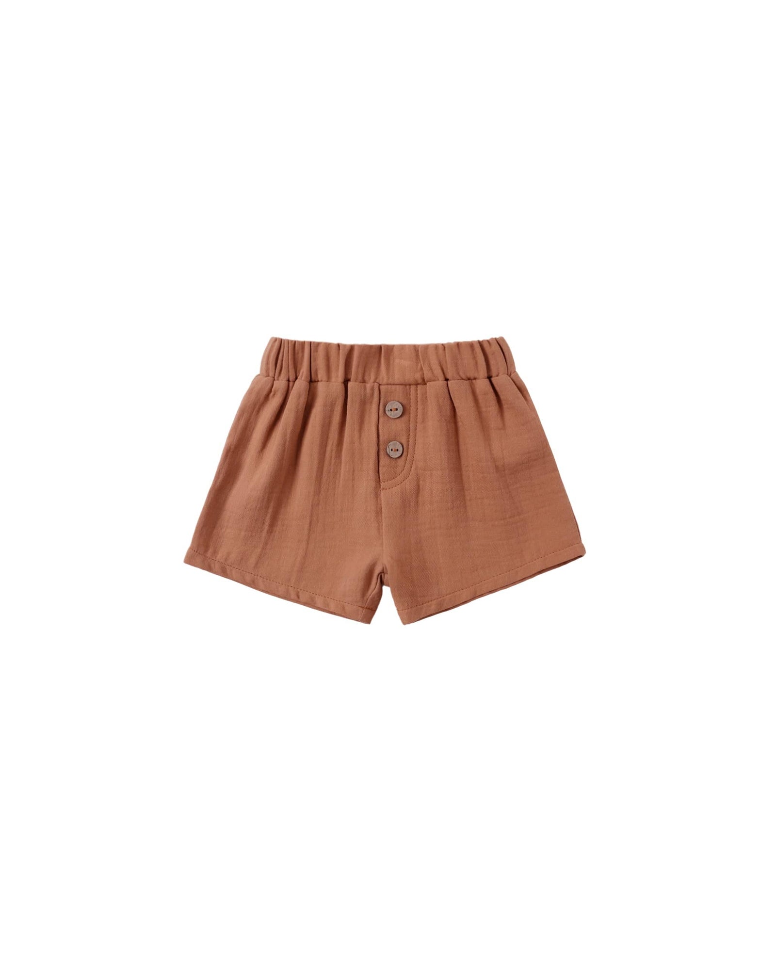 Quincy Mae Baby Woven Short || Poppy