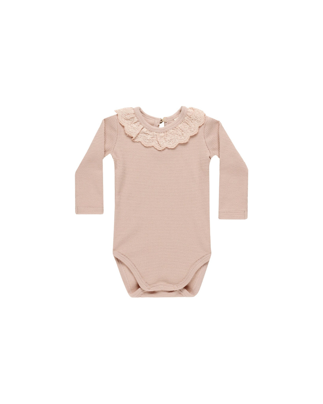 Quincy Mae Bodysuit Ruffle Collar Bodysuit - Blush