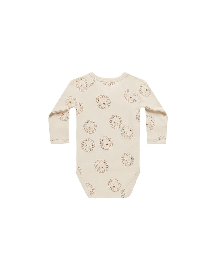 Quincy Mae Bodysuit Side Snap Bodysuit - Lions