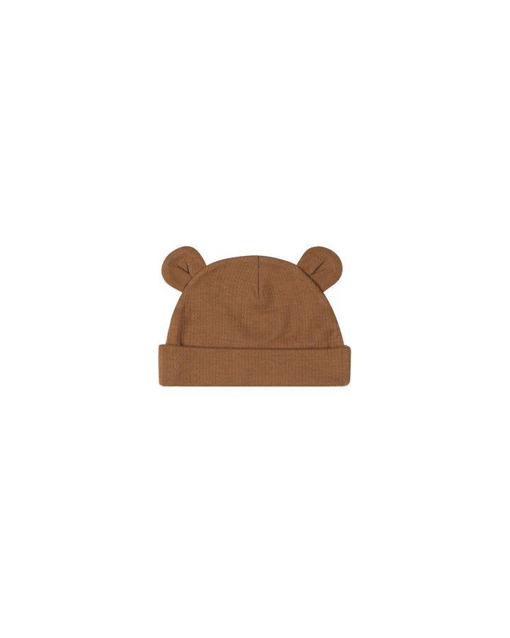 Quincy Mae Hat Baby Bear Beanie - Cinnamon