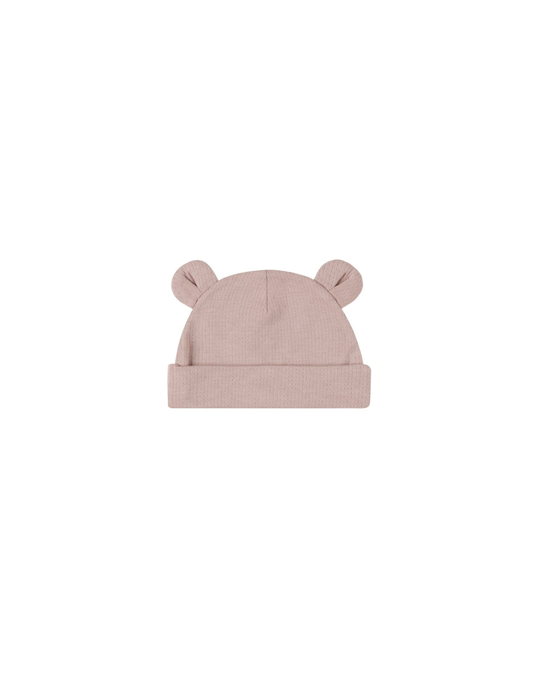 Quincy Mae Hat Baby Bear Beanie - Mauve