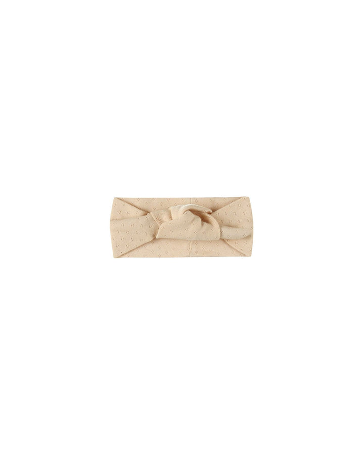 Quincy Mae Headband Knotted Headband - Shell