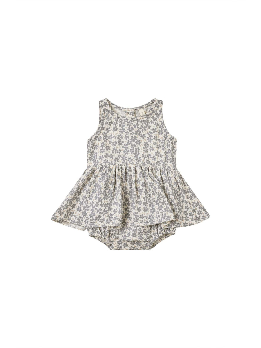 Quincy Mae Jumpsuits & Rompers 0-3m Skirted Tank Romper - Poppy