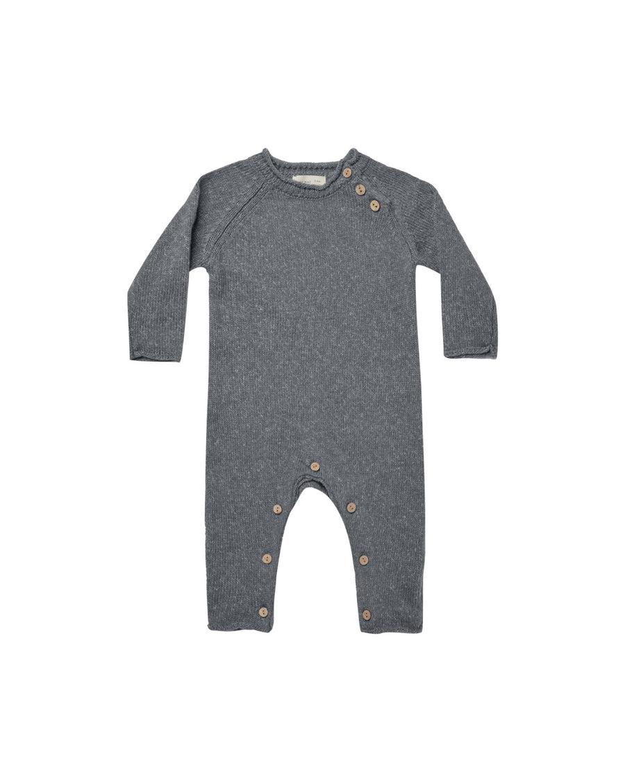 Quincy Mae Jumpsuits & Rompers Cozy Heather Knit Jumpsuit - Navy