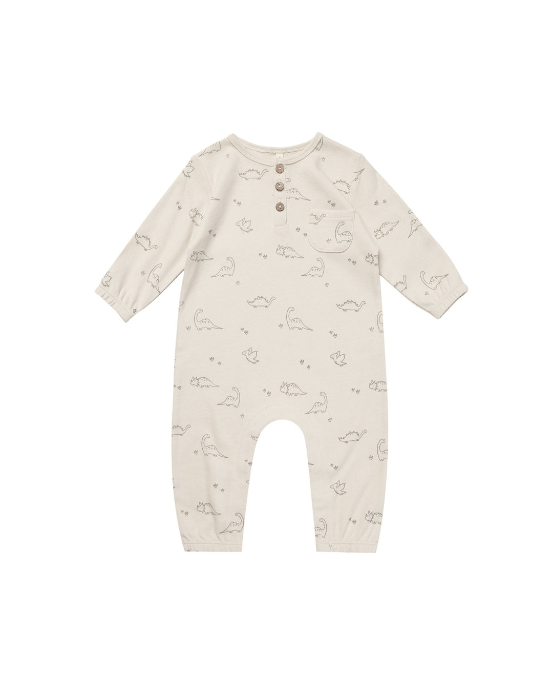 Quincy Mae Jumpsuits & Rompers Long Sleeve Jumpsuit - Dinos
