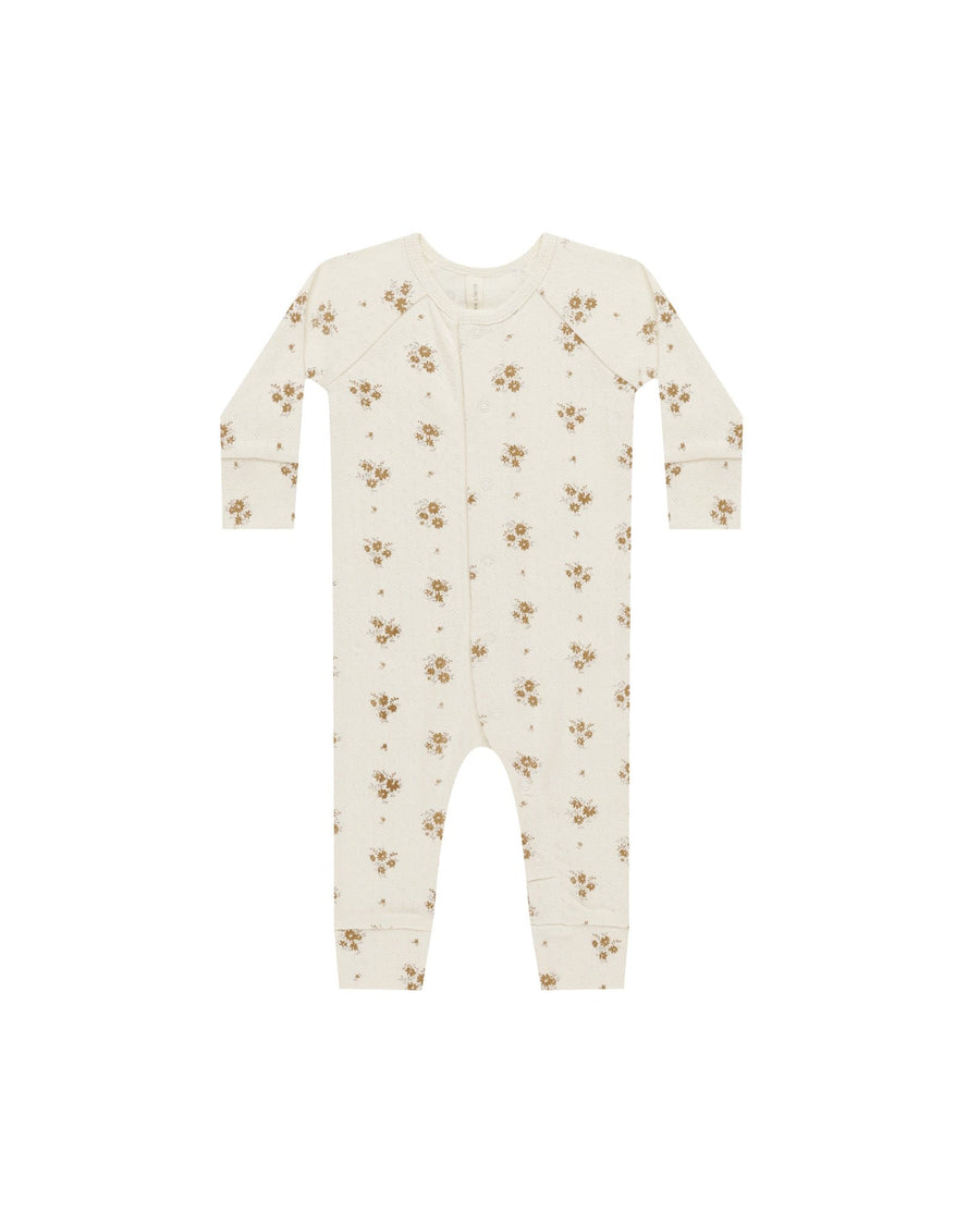 Quincy Mae Jumpsuits & Rompers Pointelle Long John - Autumn Flora